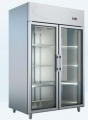 Ψυγείο κατάψυξη διπλό INOX 137x82x207 UBF137
