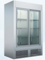 Ψυγείο συντήρηση διπλό INOX με συρόμενες πόρτες 137x73x200 UBS137