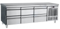 Ψυγείο πάγκος συντήρηση με 6 συρτάρια 185x70x68