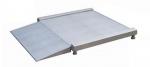 Πλάστιγγα επιδαπέδια 110Χ125 με ράμπα DS-166SS INOX 1500kg
