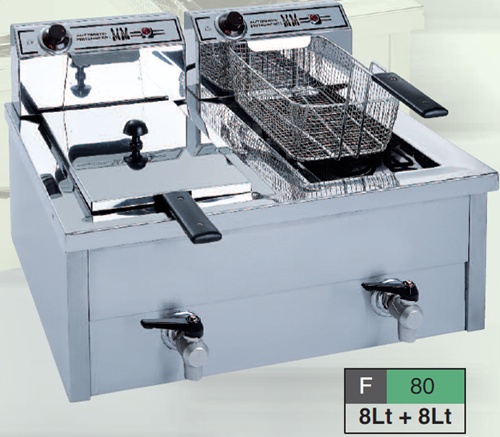 Φριτέζα ηλεκτρική ΔΙΠΛΗ F808 8+8LT 220V