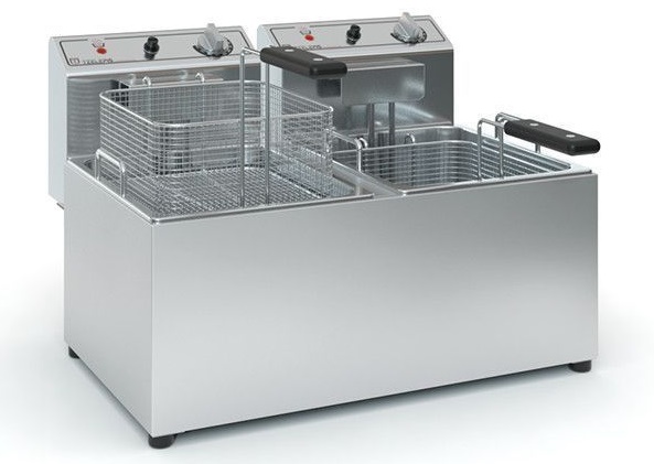 Φριτέζα ηλεκτρική ΔΙΠΛΗ 7+7LT Φ1003