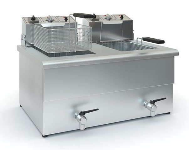 Φριτέζα ηλεκτρική ΔΙΠΛΗ 10+10LT TZTX10 380V