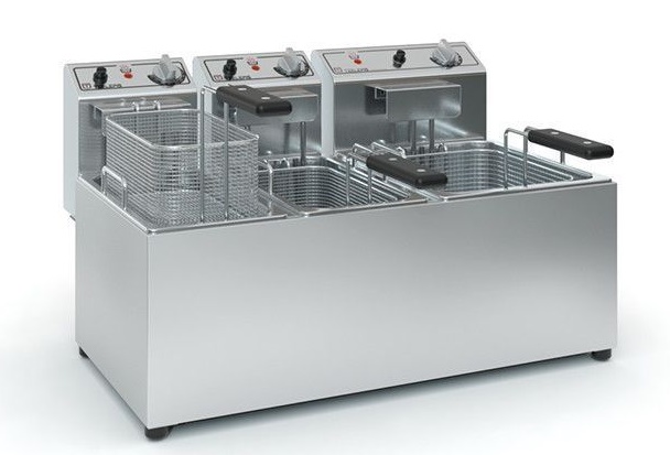 Φριτέζα ηλεκτρική ΤΡΙΠΛΗ 4+4+7LT TZF1005