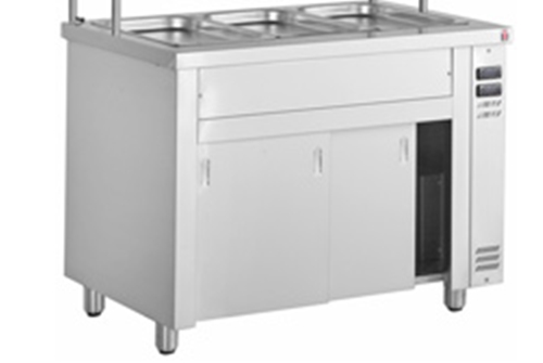 Bain Marie επιδαπέδιο με ερμάριο 110cm