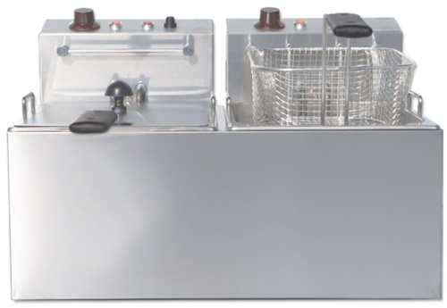 Φριτέζα ηλεκτρική ΔΙΠΛΗ F707C 7+7LT 220V