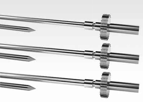 Σούβλα στρογγυλή  Ø16mm ατέρμονα με γρανάζι