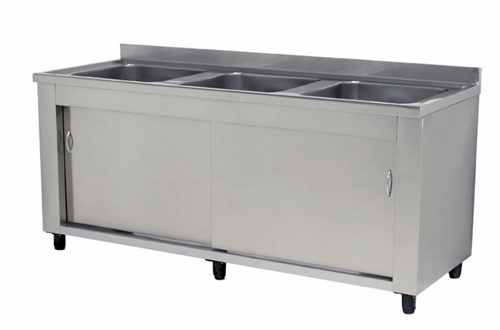 Λάντζα κλειστή 240x70x86 με 3 γούρνες 50x50 εκ.
