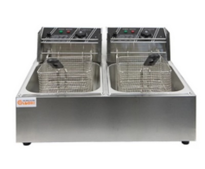 Φριτέζα ηλεκτρική ΔΙΠΛΗ 6+6Lt  GALORE