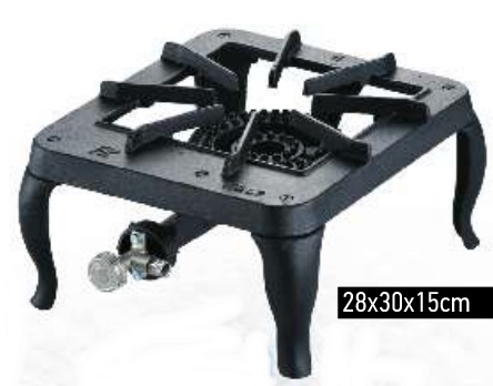 Εστία αερίου χαμηλής πίεσης βαρέου τύπου