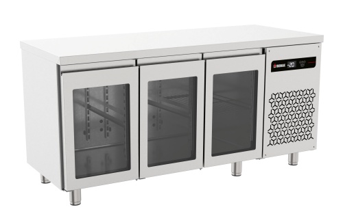 Ψυγείο πάγκος συντήρηση με τζάμια 179x60x87