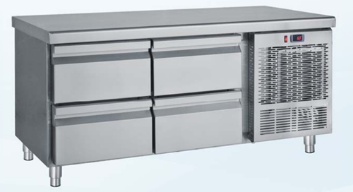 Ψυγείο πάγκος συντήρηση με 4 συρτάρια 139x70x68