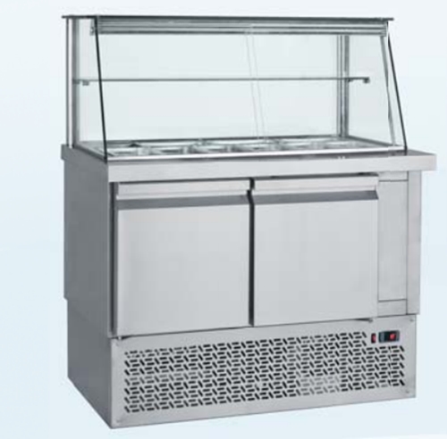 Ψυγείο σαλατών με βιτρίνα 110x70x130