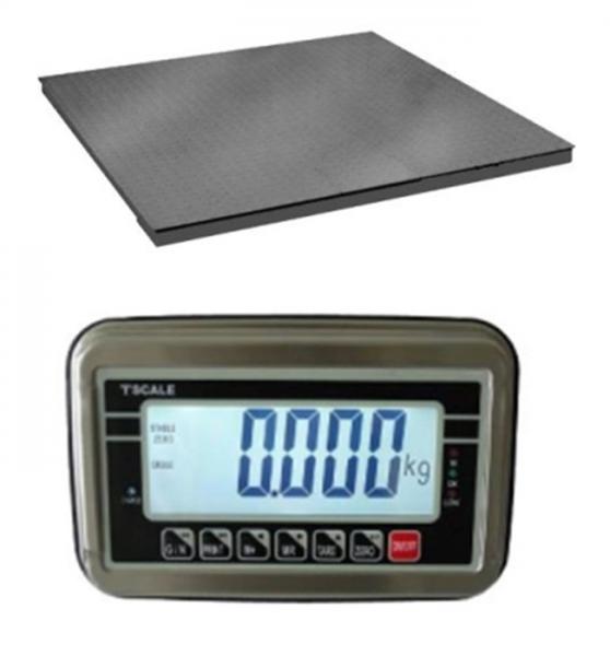 Πλάστιγγα επιδαπέδια 130Χ130 BWS INOX 1500kg